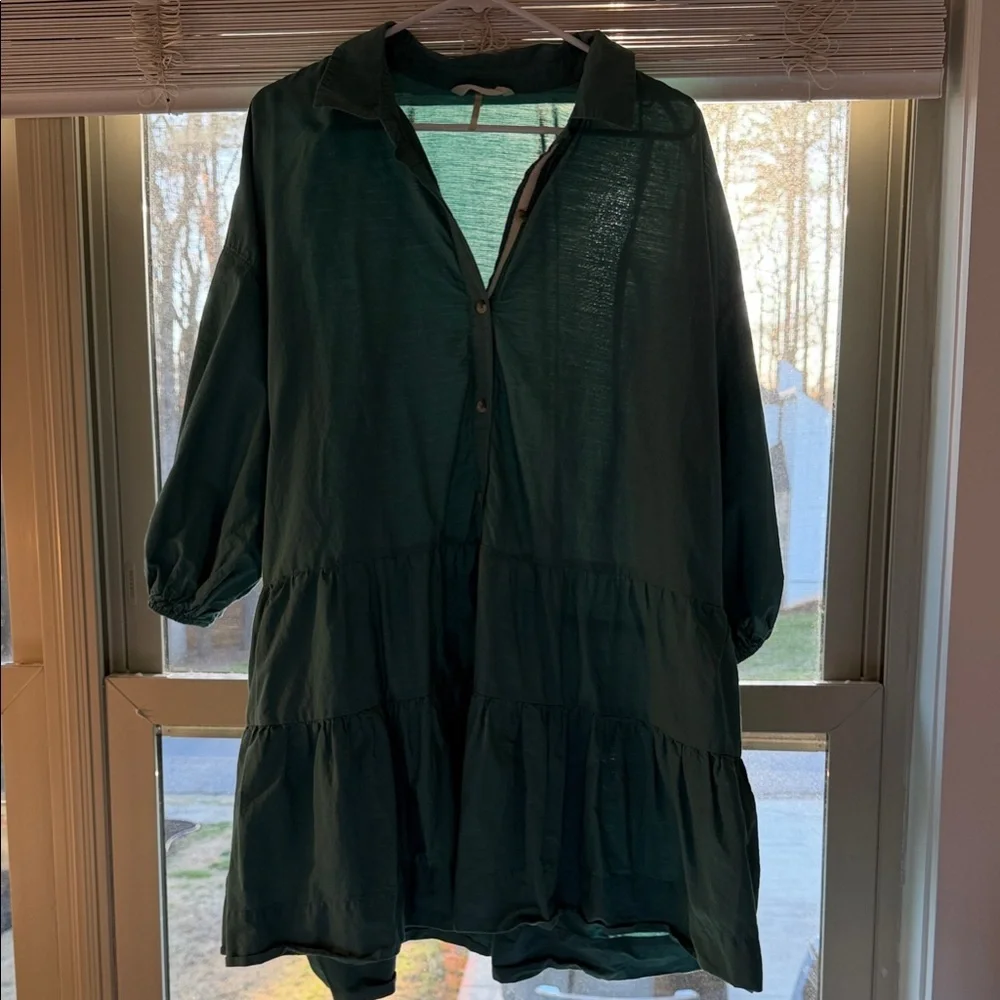 anthropologie dark green dress NWT Anthropologie Dark Teal Green Satin Wrap Dress Size 0 – alineconsignment